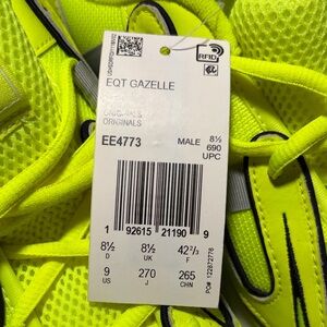 Adidas Kids Bright Yellow Sneakers